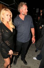 JESSICA SIMPSON Leaves Nice Guy in West Hollywood 02/19/2016