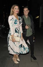 JESSICA WRIGHT at Nobu Restaurant in London 02/11/2016