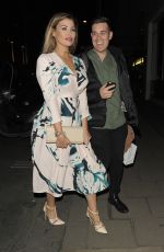 JESSICA WRIGHT at Nobu Restaurant in London 02/11/2016
