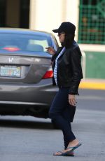 JOAN COLLINS Out and About in Miami 02/11/2016