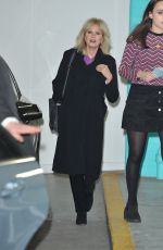 JOANNA LUMLEY Leaves ITV Studios in London 02/01/2016