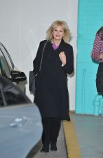 JOANNA LUMLEY Leaves ITV Studios in London 02/01/2016