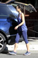 JORDANA BREWSTER in Leggings Out in Beverly Hills 02/09/2016