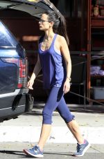 JORDANA BREWSTER in Leggings Out in Beverly Hills 02/09/2016
