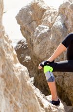 JOSEPHINE SKRIVER on the Set of VSX Commercial in Malibu 02/26/2016