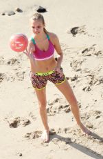 JOSEPHINE SKRIVER on the Set of VSX Commercial in Malibu 02/26/2016