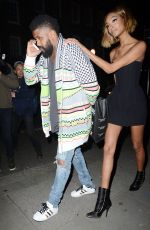 JOURDAN DUNN at Warner Music Brit Awards After Party in London 02/24/2015