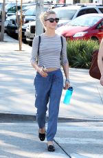 JULIANNE HOUGH Leaves Zinque in West Hollywood 02/09/2016
