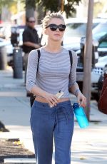 JULIANNE HOUGH Leaves Zinque in West Hollywood 02/09/2016