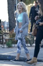 JULIANNE HOUGH on the Set of a Photoshoot in West Hollywood 02/03/2016