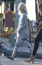 JULIANNE HOUGH on the Set of a Photoshoot in West Hollywood 02/03/2016