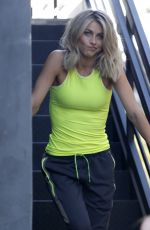 JULIANNE HOUGH on the Set of a Photoshoot in West Hollywood 02/03/2016