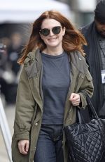 JULIANNE MOORE Arrives at Inside Amy Schumer Set in New York 02/04/2016