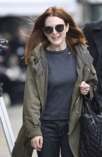 JULIANNE MOORE Arrives at Inside Amy Schumer Set in New York 02/04/2016