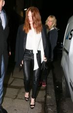 JULIANNE MOORE Leaves Her Hotel in London 02/12/2016