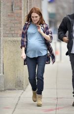 JULIANNE MOORE on the Set of Inside Amy Schumer in New York 02/04/2016