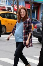 JULIANNE MOORE on the Set of Inside Amy Schumer in New York 02/04/2016