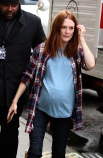 JULIANNE MOORE on the Set of Inside Amy Schumer in New York 02/04/2016