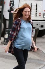 JULIANNE MOORE on the Set of Inside Amy Schumer in New York 02/04/2016