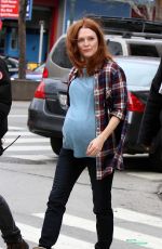 JULIANNE MOORE on the Set of Inside Amy Schumer in New York 02/04/2016