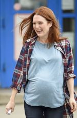 JULIANNE MOORE on the Set of Inside Amy Schumer in New York 02/04/2016
