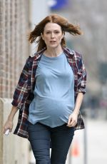 JULIANNE MOORE on the Set of Inside Amy Schumer in New York 02/04/2016