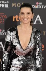 JULIETTE BINOCHE at 30th Annual Goya Film Awards in Madrid 02/06/2016
