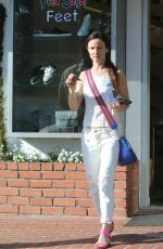 JULIETTE LEWIS Leaves Fred Segal in West Hollywood 02/25/2016
