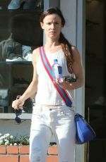 JULIETTE LEWIS Leaves Fred Segal in West Hollywood 02/25/2016