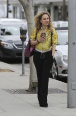 JUNO TEMPLE Out and About in Beverly Hills 02/17/2016