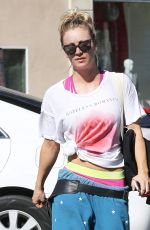 KALEY CUOCO at a Gas Station in Los Angeles 02/09/2016