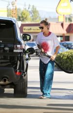 KALEY CUOCO at a Gas Station in Los Angeles 02/09/2016