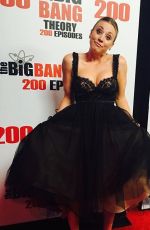 KALEY CUOCO at Tthe Big Bang Theory 200th Episode Celebration in Los Angeles 02/20/2016