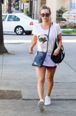 KALEY CUOCO Heading to a Yoga Class in Los Angels 02/22/2016