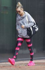 KALEY CUOCO Heading to Yoga Class in Los Angeles 02/17/2016