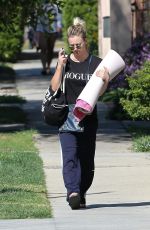 KALEY CUOCO Leaves a Yoga Class in Beverly Hills 02/20/2016