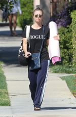 KALEY CUOCO Leaves a Yoga Class in Beverly Hills 02/20/2016