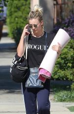 KALEY CUOCO Leaves a Yoga Class in Beverly Hills 02/20/2016