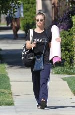 KALEY CUOCO Leaves a Yoga Class in Beverly Hills 02/20/2016