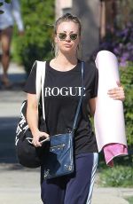 KALEY CUOCO Leaves a Yoga Class in Beverly Hills 02/20/2016