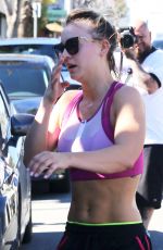KALEY CUOCO Leaves Yoga Class in Studio City 02/09/2016