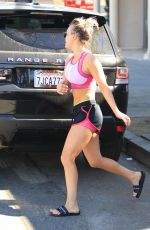 KALEY CUOCO Leaves Yoga Class in Studio City 02/09/2016