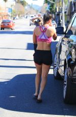 KALEY CUOCO Leaves Yoga Class in Studio City 02/09/2016