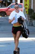 KALEY CUOCO Leaves Yoga Class in Studio City 02/09/2016
