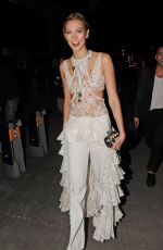 KARLIE KLOSS Arrives at Brit Awards Afterparty in London 02/24/2016