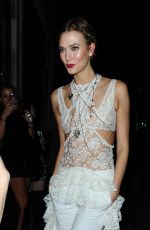 KARLIE KLOSS Arrives at Tape Nightclub in London 02/24/2016