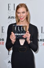 KARLIE KLOSS at Elle Style Awards in London 02/23/2016