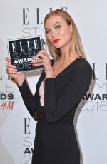 KARLIE KLOSS at Elle Style Awards in London 02/23/2016