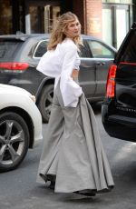 KARLIE KLOSS on the Set of a Photoshoot in West Village 02/11/2016