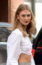 KARLIE KLOSS on the Set of a Photoshoot in West Village 02/11/2016